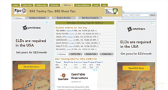 Desktop Screenshot of bse.tipzin.com